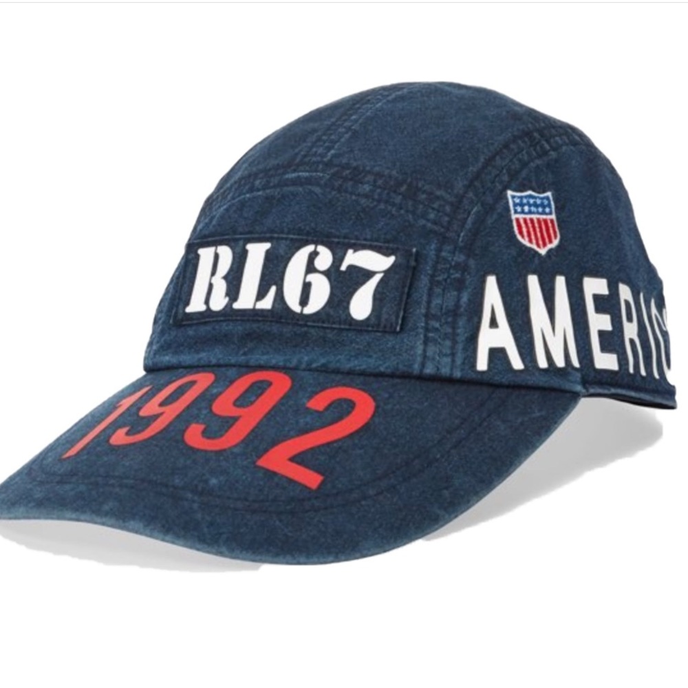 Polo Ralph Lauren indigo stadium long bill cap hat